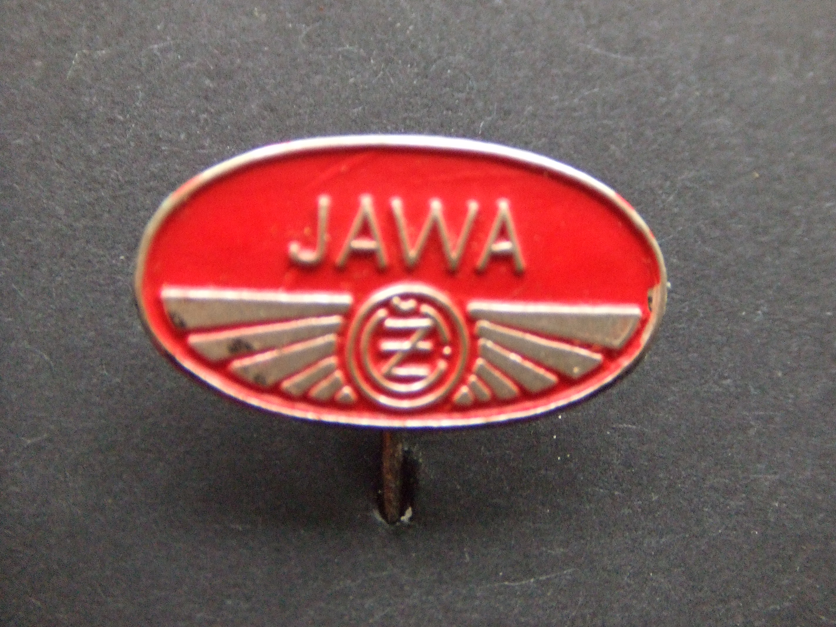 Jawa brommer rood logo